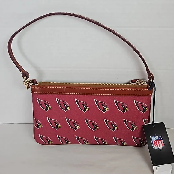 Dooney & Bourke | NWT Women's NFL Large Slim Wristlet Arizona Cardinals - Picture 4 of 10